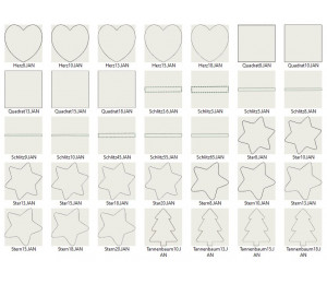 ADVENTSKALENDER 17. Dezember - Stickserie ITH Geschenkekarte Schlitz Baukasten